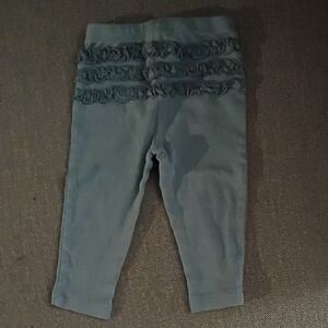 Charming Kids Ruffled Leggings - Blue